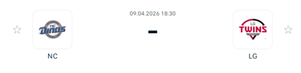 [대한민국 KBO] 2026년04월09일 NC 다이노스 vs LG 트윈스 | 스포츠 분석 무료 중계 토친놈
