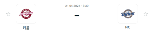 [대한민국 KBO] 2026년04월21일 키움 히어로즈 vs NC 다이노스 | 스포츠 분석 무료 중계 토친놈