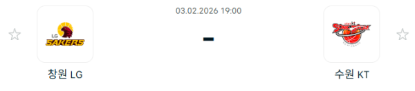 [대한민국 KBL] 2월3일 창원 LG 세이커스 vs 수원 KT 소닉붐 | 스포츠 분석 무료 중계 토친놈