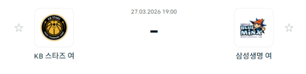 [대한민국 WKBL] 3월27일 청주 KB스타즈 vs 용인 삼성생명 블루밍스 | 스포츠 분석 무료 중계 토친놈