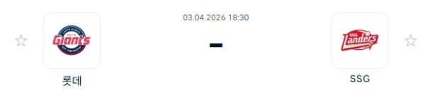 [대한민국 KBO] 2026년04월03일 롯데 자이언츠 vs SSG 랜더스 | 스포츠 분석 무료 중계 토친놈