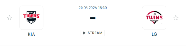 [대한민국 KBO] 2026년05월20일 KIA 타이거즈 vs LG 트윈스 | 스포츠 분석 무료 중계 토친놈