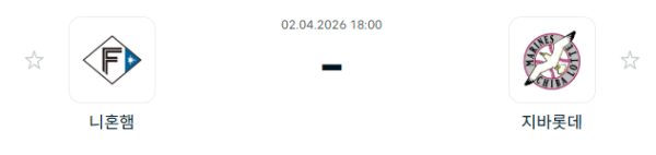 [일본야구 NPB] 2026년04월02일 닛폰햄 파이터스 vs 지바롯데 마린스 | 스포츠 분석 무료 중계 토친놈