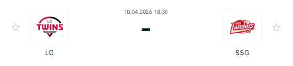 [대한민국 KBO] 2026년04월10일 LG 트윈스 vs SSG 랜더스 | 스포츠 분석 무료 중계 토친놈