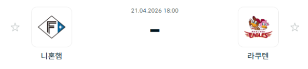 [일본야구 NPB] 2026년04월21일 닛폰햄 파이터스 vs 라쿠텐 골든이글스 | 스포츠 분석 무료 중계 토친놈